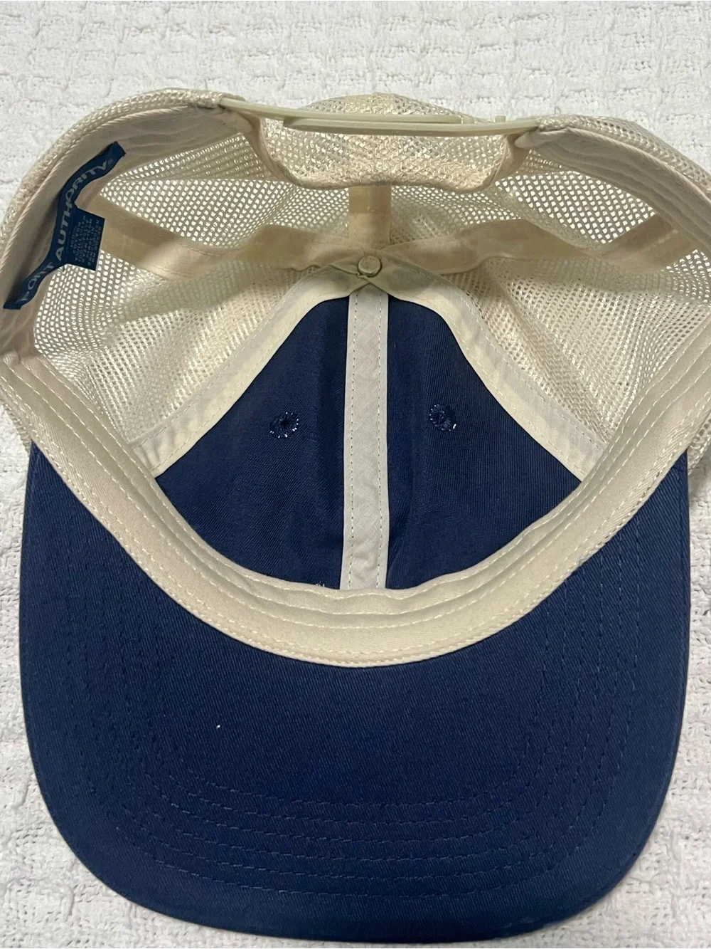 NWOT Amazon Employee Baseball Cap SnapBack Blue and Stone One Size E-swag